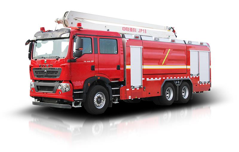ZLF5340JXFJP18型抬高喷射消防车_产品型号_产品段位_小类_应急装备_产品中心_9001cc金沙以诚为本