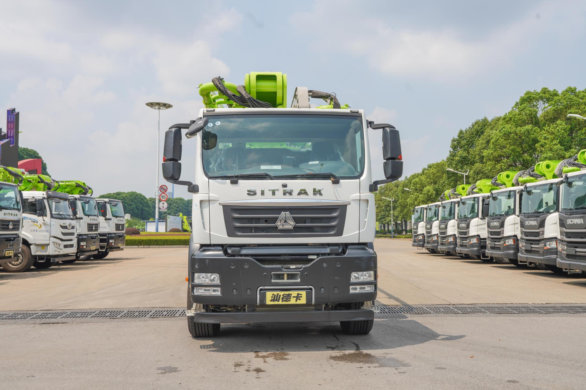 五桥66M重汽汕德卡国六泵车_产品型号_产品段位_小类_混凝土机械_工程机械_产品中心_9001cc金沙以诚为本