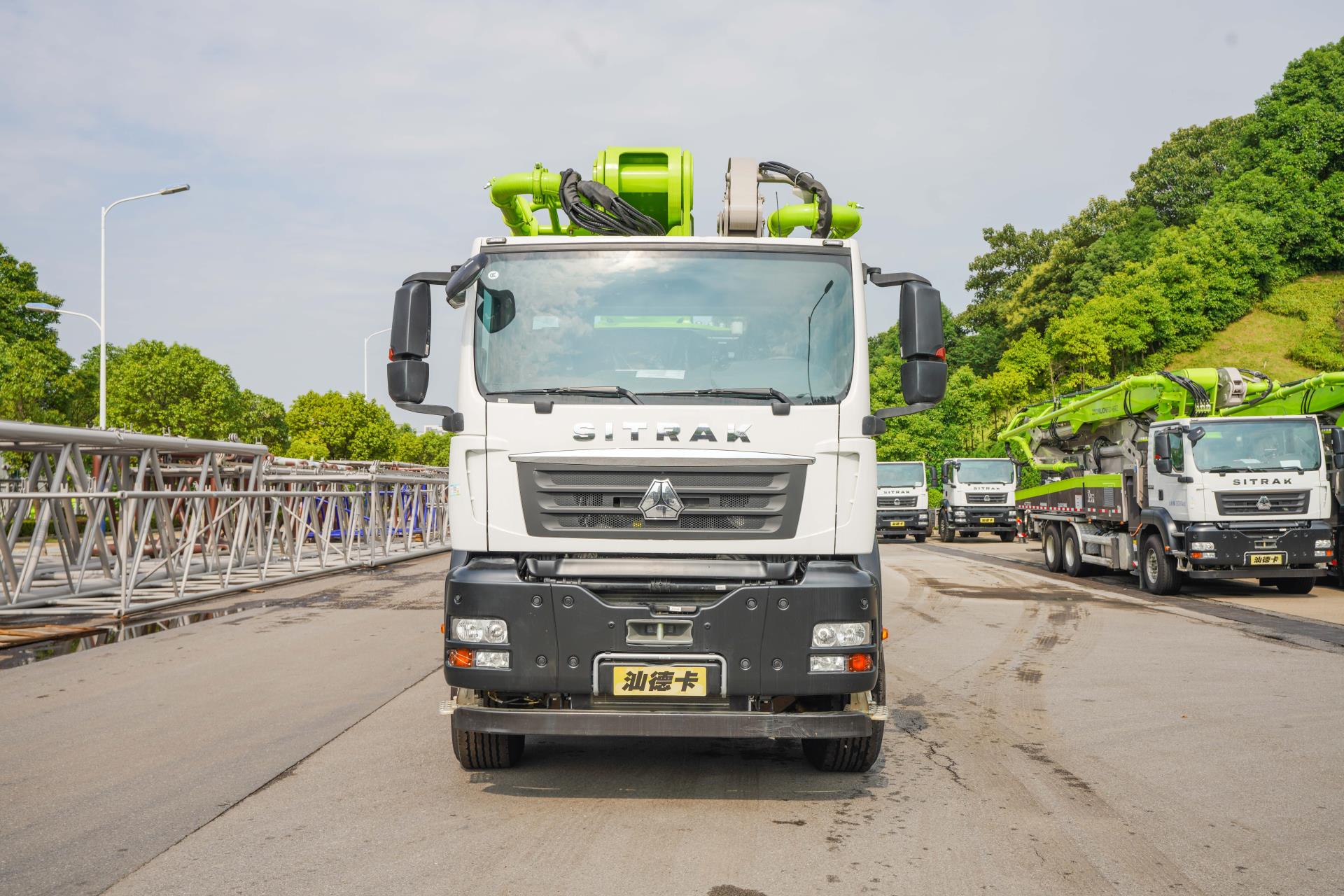 四桥59M重汽汕德卡国六泵车_产品型号_产品段位_小类_混凝土机械_工程机械_产品中心_9001cc金沙以诚为本