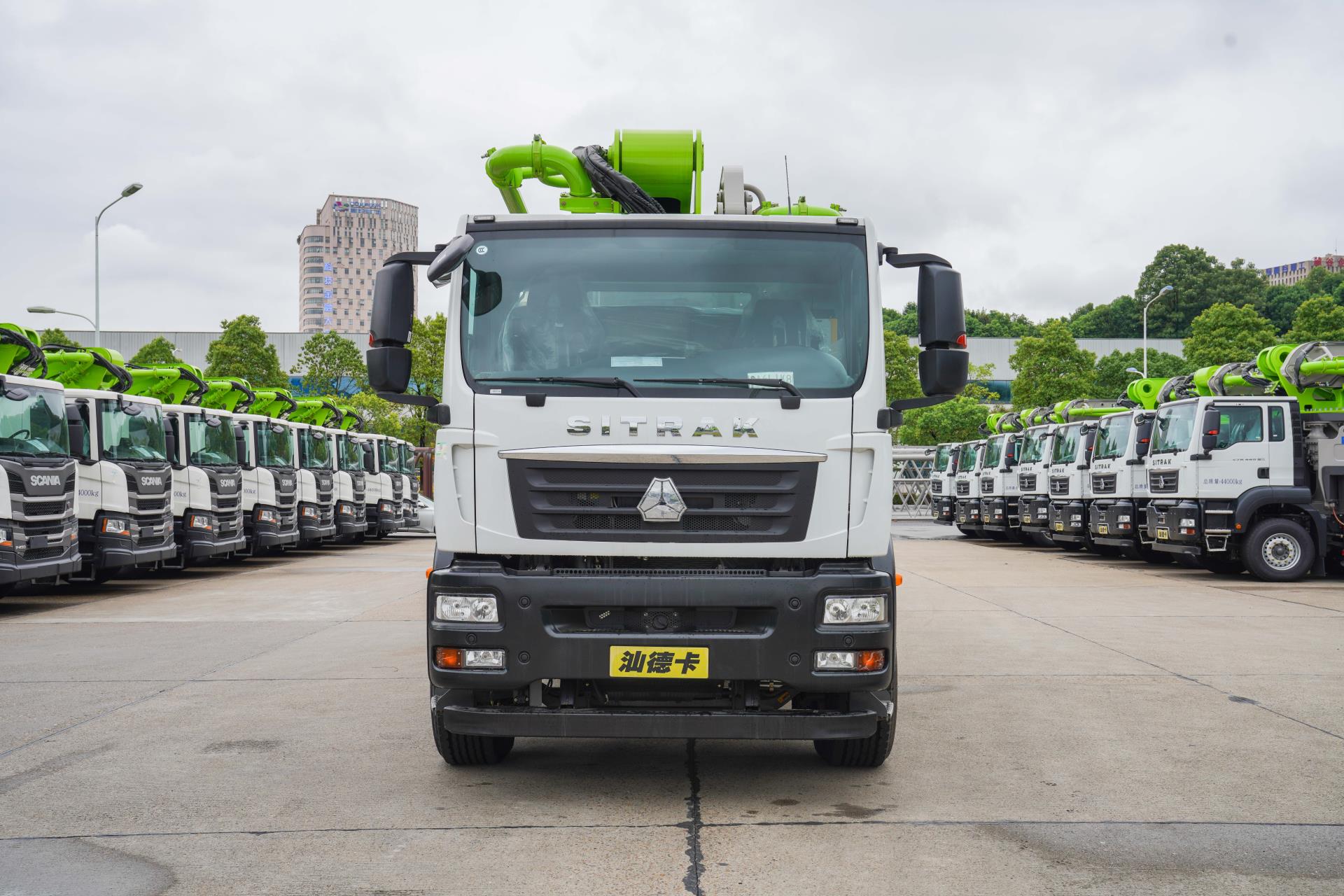 随动桥40M重汽汕德卡国六泵车_产品型号_产品段位_小类_混凝土机械_工程机械_产品中心_9001cc金沙以诚为本