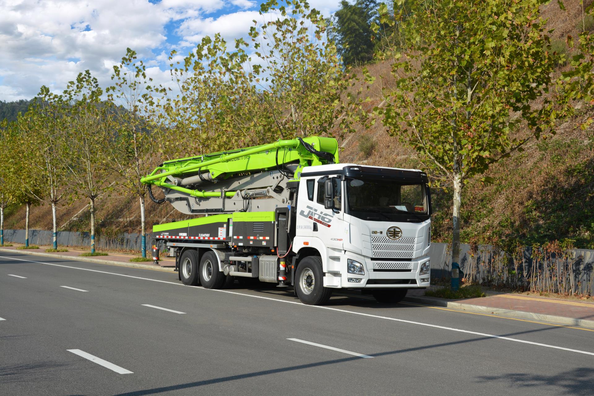 三桥47米解放国六泵车_产品型号_产品段位_小类_混凝土机械_工程机械_产品中心_9001cc金沙以诚为本