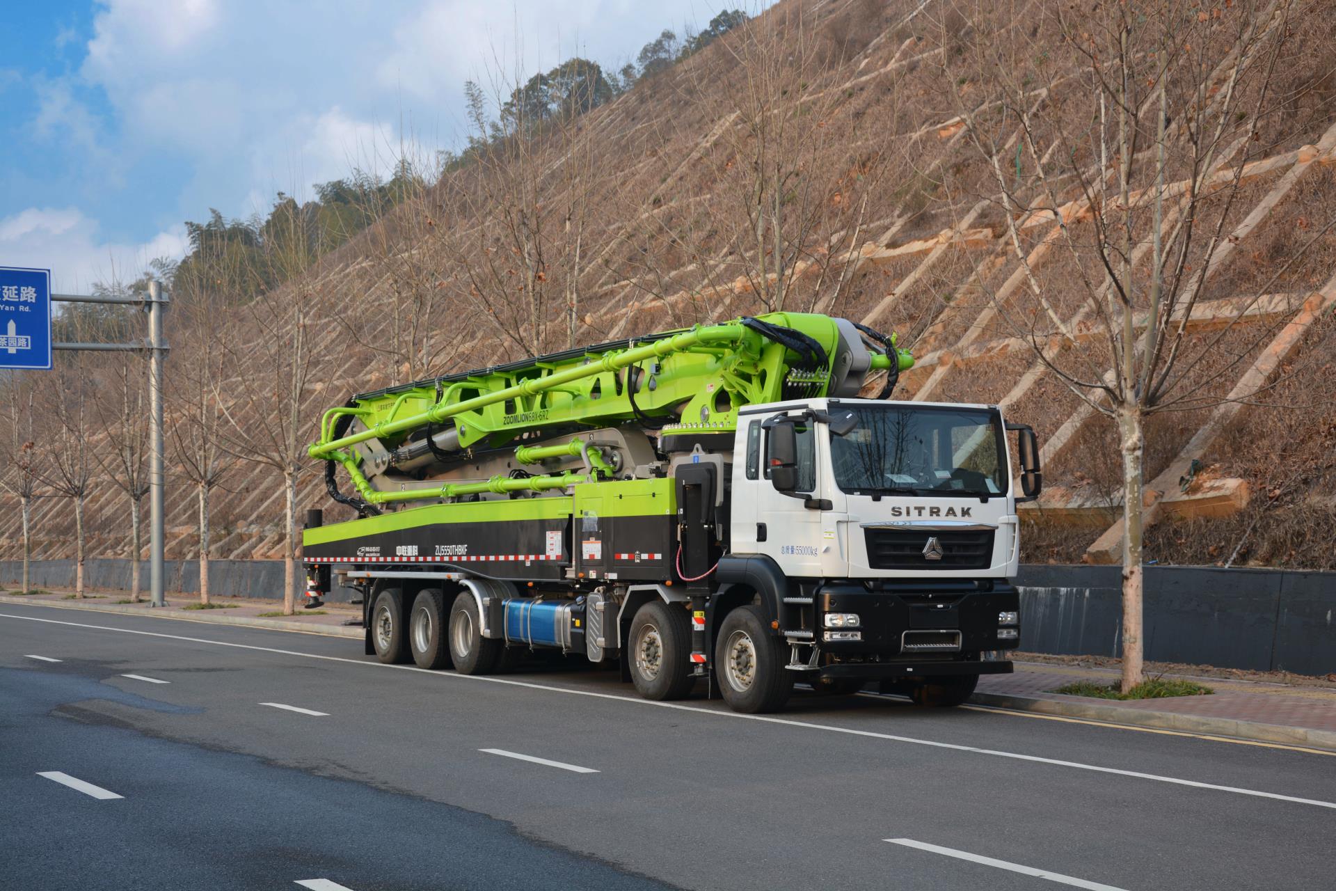 五桥68M重汽汕德卡国六泵车_产品型号_产品段位_小类_混凝土机械_工程机械_产品中心_9001cc金沙以诚为本