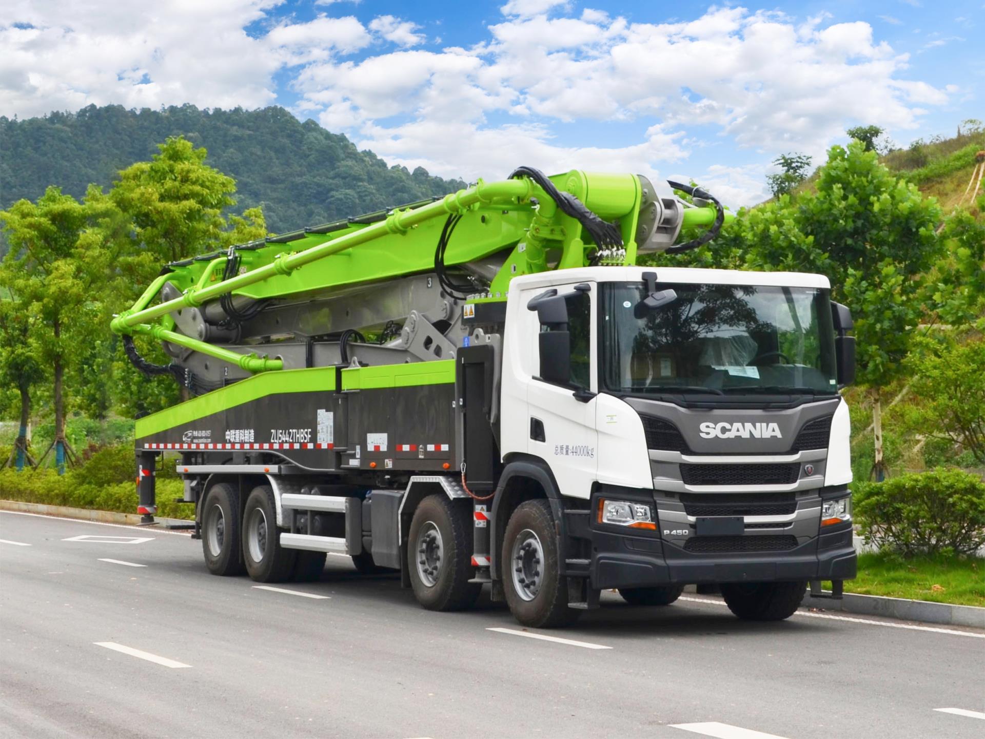 四桥57M斯堪尼亚国六泵车_产品型号_产品段位_小类_混凝土机械_工程机械_产品中心_9001cc金沙以诚为本