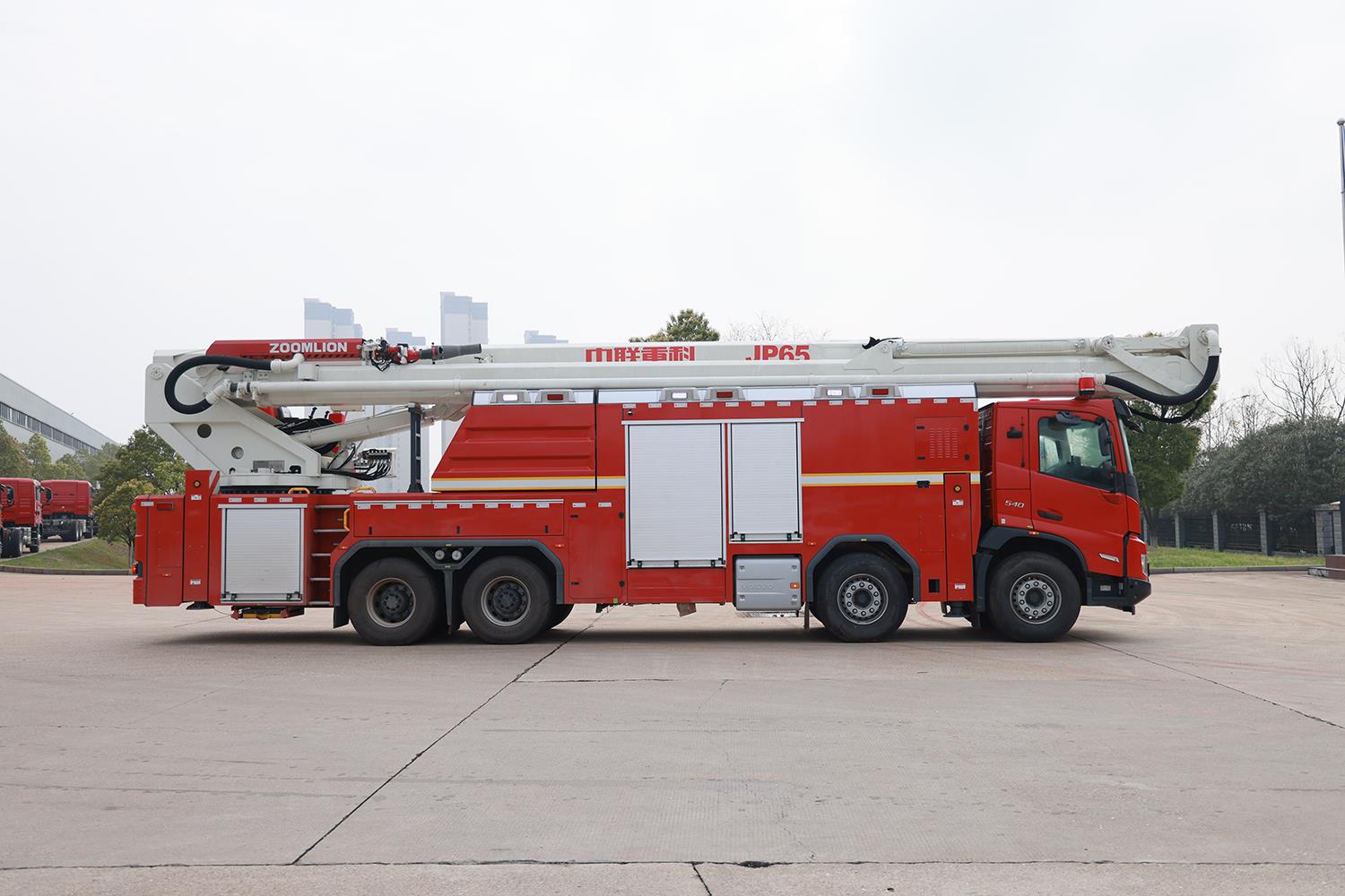 ZLF5430JXFJP65型抬高喷射消防车_产品型号_产品段位_小类_应急装备_产品中心_9001cc金沙以诚为本