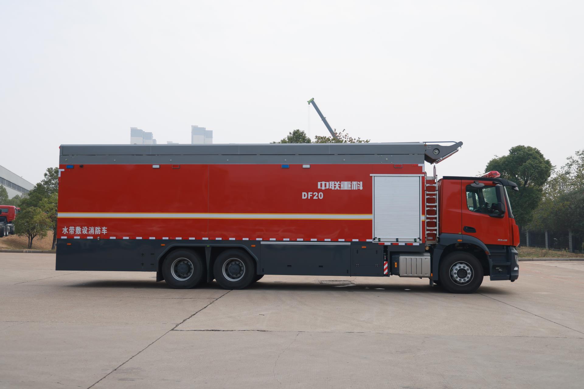 ZLF5310TXFDF20水带敷设消防车_产品型号_产品段位_小类_应急装备_产品中心_9001cc金沙以诚为本