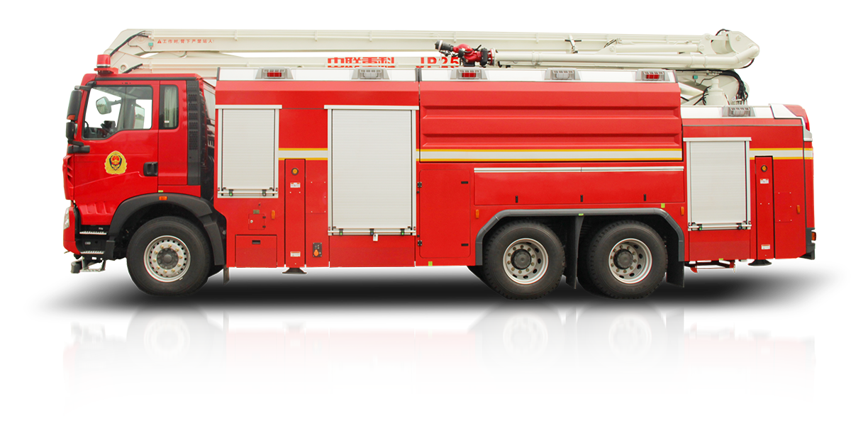 ZLF5341JXFJP25型抬高喷射消防车_产品型号_产品段位_小类_应急装备_产品中心_9001cc金沙以诚为本
