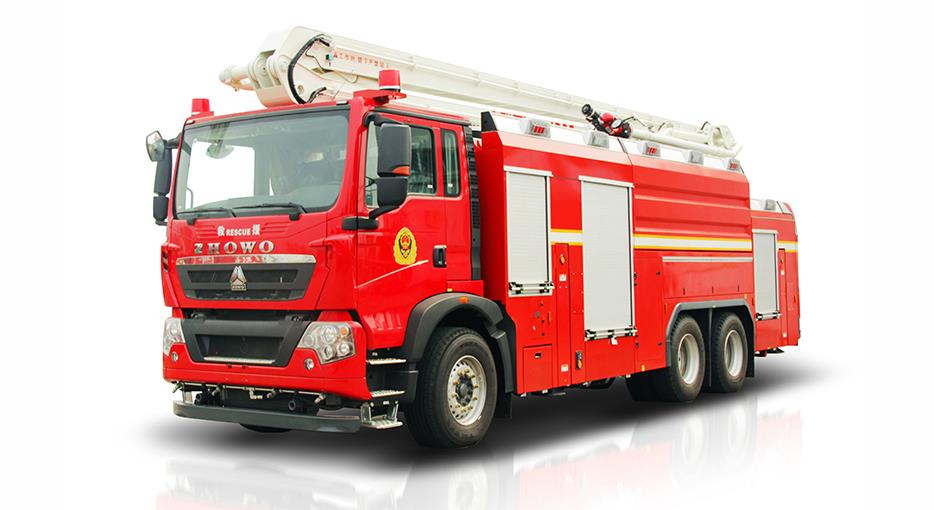 ZLF5430JXFJP25抬高喷射消防车_产品型号_产品段位_小类_应急装备_产品中心_9001cc金沙以诚为本