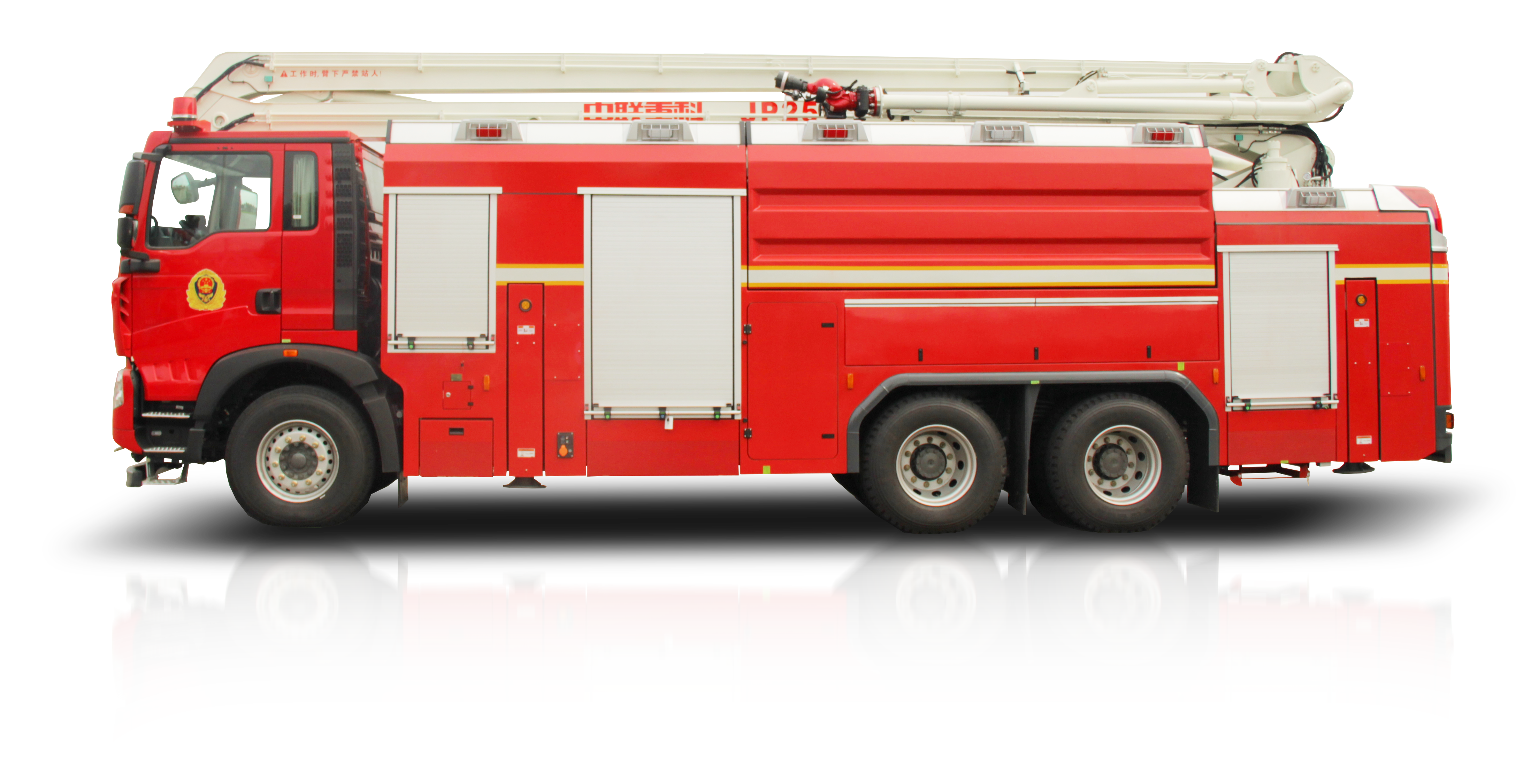ZLF5430JXFJP25抬高喷射消防车_产品型号_产品段位_小类_应急装备_产品中心_9001cc金沙以诚为本