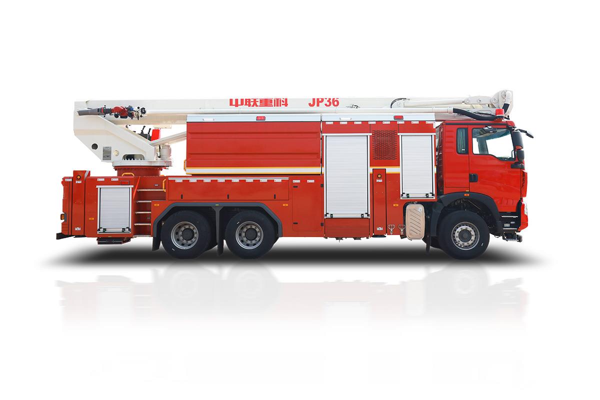 ZLF5340JXFJP36抬高喷射消防车_产品型号_产品段位_小类_应急装备_产品中心_9001cc金沙以诚为本