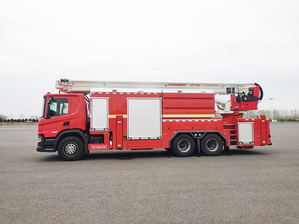 ZLF5341JXFJP36型抬高喷射消防车_产品型号_产品段位_小类_应急装备_产品中心_9001cc金沙以诚为本