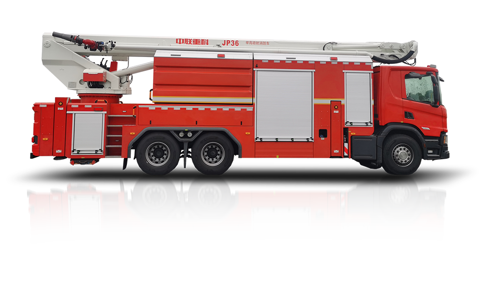 ZLF5341JXFJP36型抬高喷射消防车_产品型号_产品段位_小类_应急装备_产品中心_9001cc金沙以诚为本