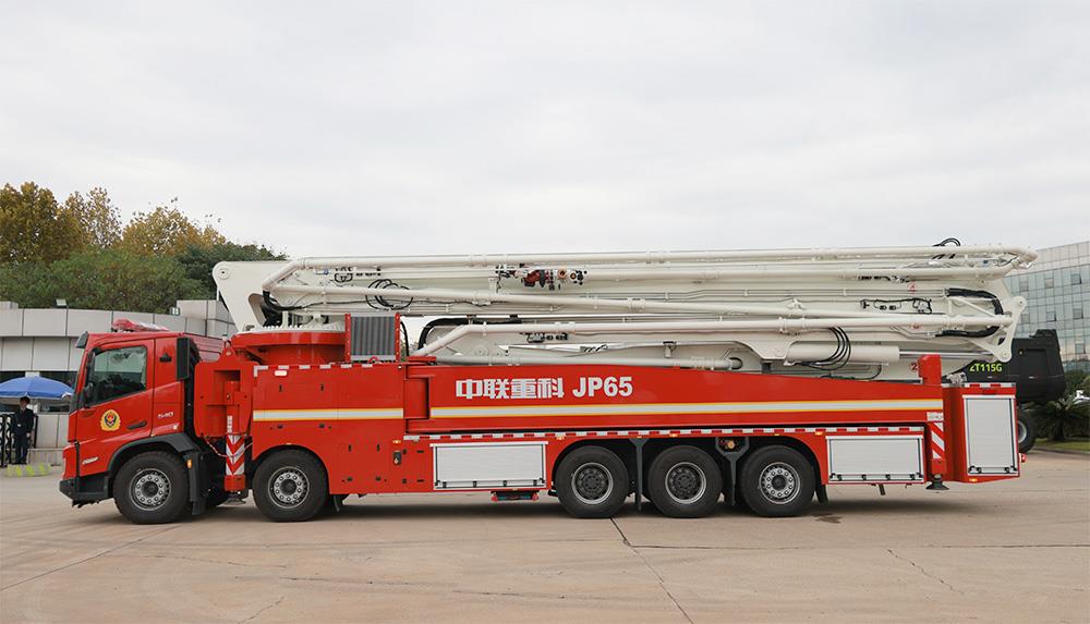 ZLF5510JXFJP65型大跨距抬高喷射消防车_产品型号_产品段位_小类_应急装备_产品中心_9001cc金沙以诚为本