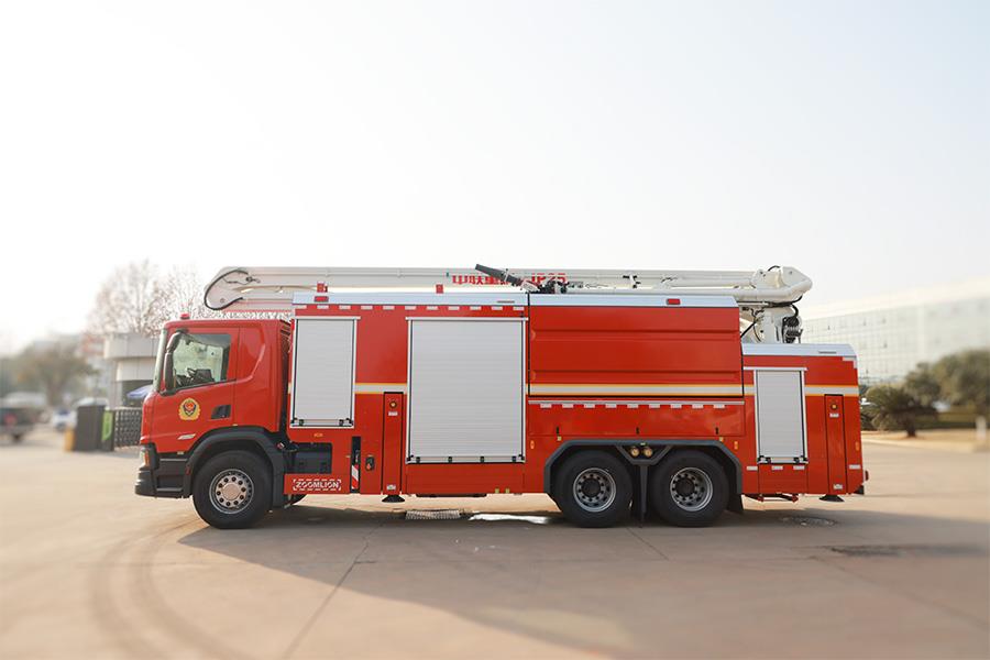 ZLF5343JXFJP25型抬高喷射消防车_产品型号_产品段位_小类_应急装备_产品中心_9001cc金沙以诚为本