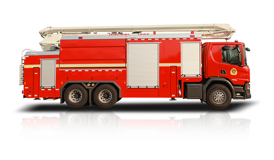 ZLF5343JXFJP25型抬高喷射消防车_产品型号_产品段位_小类_应急装备_产品中心_9001cc金沙以诚为本