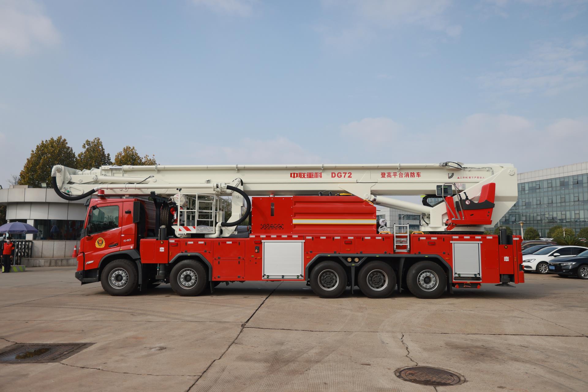 ZLF5510JXFDG72型多功效登高平台消防车_产品型号_产品段位_小类_应急装备_产品中心_9001cc金沙以诚为本