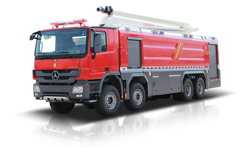ZLF5410JXFJP18型抬高喷射消防车_产品型号_产品段位_小类_应急装备_产品中心_9001cc金沙以诚为本